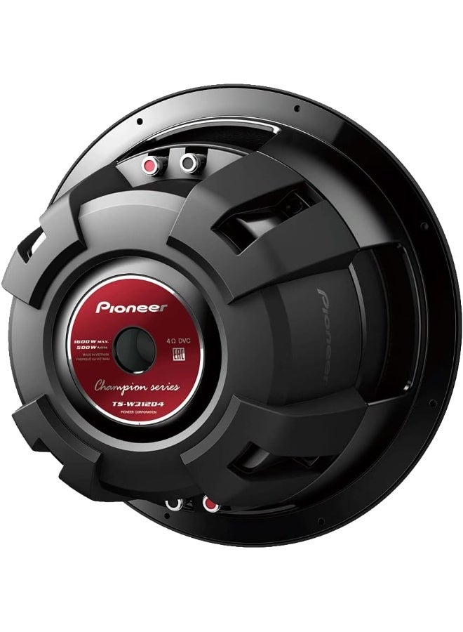 Pioneer Pioneer Tsw312D4 Champion Series 12Inches 1500 Watt Dual 4 Ohm Voice Coil Dvc Car Subwoofer, Coaxial  - Image 5