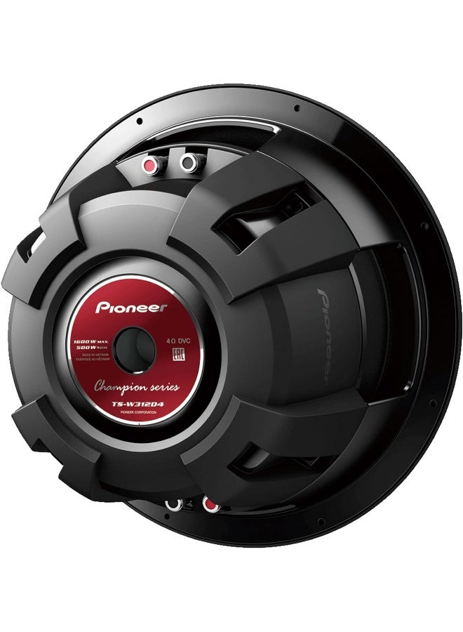 Pioneer Pioneer Tsw312D4 Champion Series 12Inches 1500 Watt Dual 4 Ohm Voice Coil Dvc Car Subwoofer, Coaxial  - Image 4