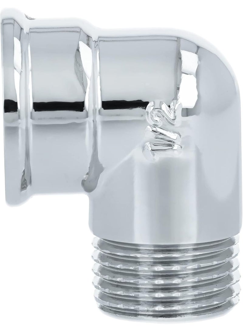 كوع كروم ملولب 1/2 بوصة بي اس بي ذكر × أنثى من انفينا - Image 3