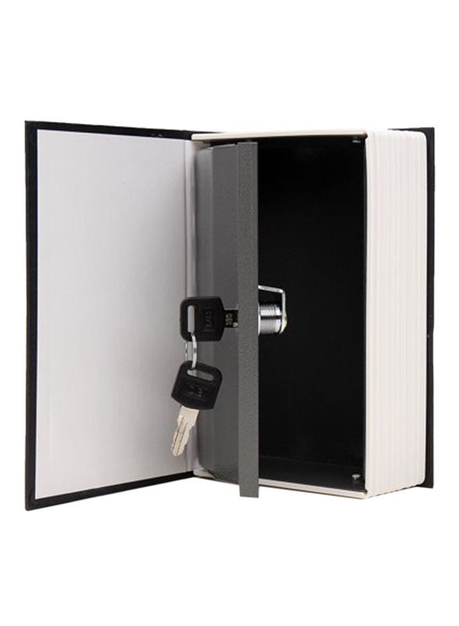 NIBEMINENT Dictionary Book Safe With Key Lock Black 432g - Image 2