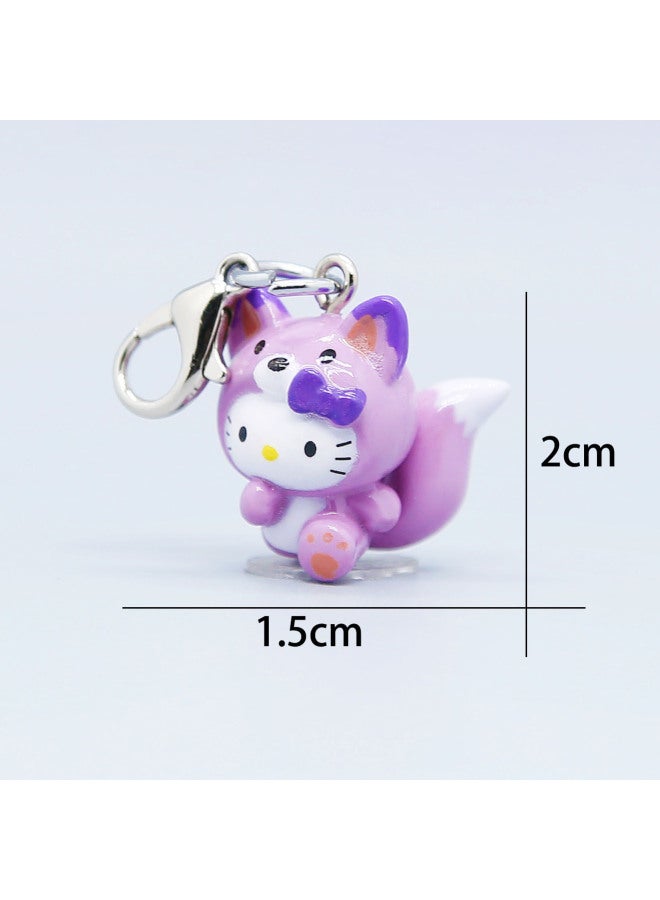 Hot Sale Mini Small KT Cat Shrimp Clasp Cute Hello Kitty Diy Pendant Bracelet Necklace Bag Decoration-Color:Shrimp Crackle - Image 1