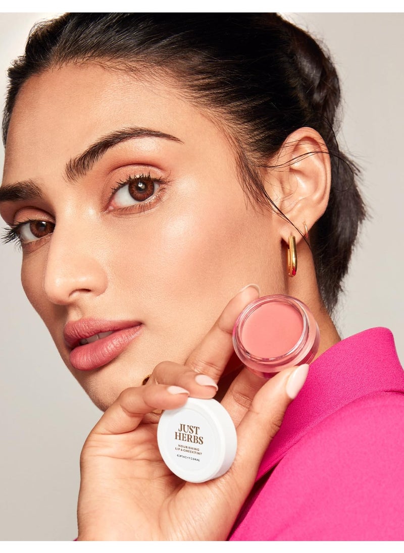 Just Herbs Just Herbs Ayurvedic Natural Lip Cheek Tint Blush  - Image 4
