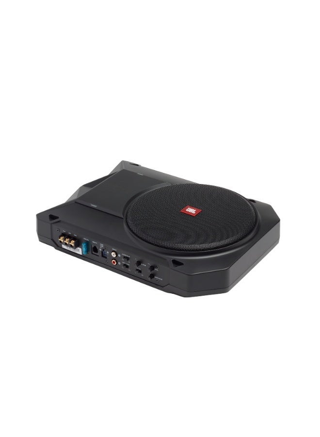 JBL BassPro SL2 8" Powered Car Underseat Subwoofer with Amplifier – 125W RMS / 250W Peak, Compact Under-Seat Bass System - Image 2