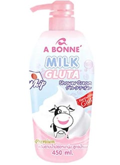 A Bonne' Milk Gluta Shower Cream Nano White Gluta 450ml  - Image 1