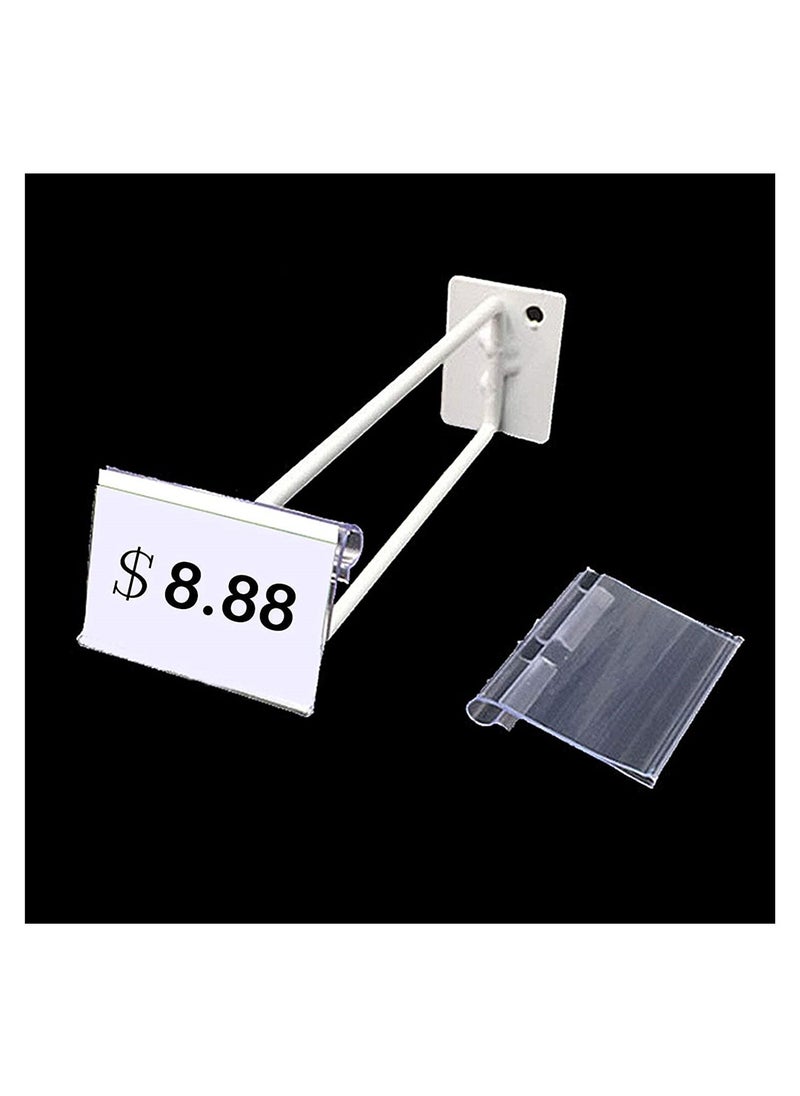 50 Pcs Clear Plastic Bucket Clip Labels For Baskets, Metal Rack Price Labels, Storage Bin Labels, Merchandise Sign Display - pzsku/Z457B5F142FAEEA46DEF4Z/45/_/1717306814/0270b30b-84f5-475f-ab82-9f8e3b899343