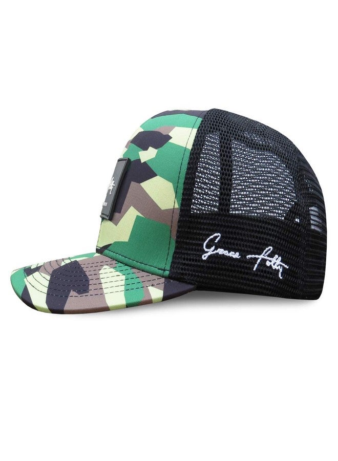 Grace Folly Trucker hat for Men or Women- Many Cool Designs (Camo) - Image 5