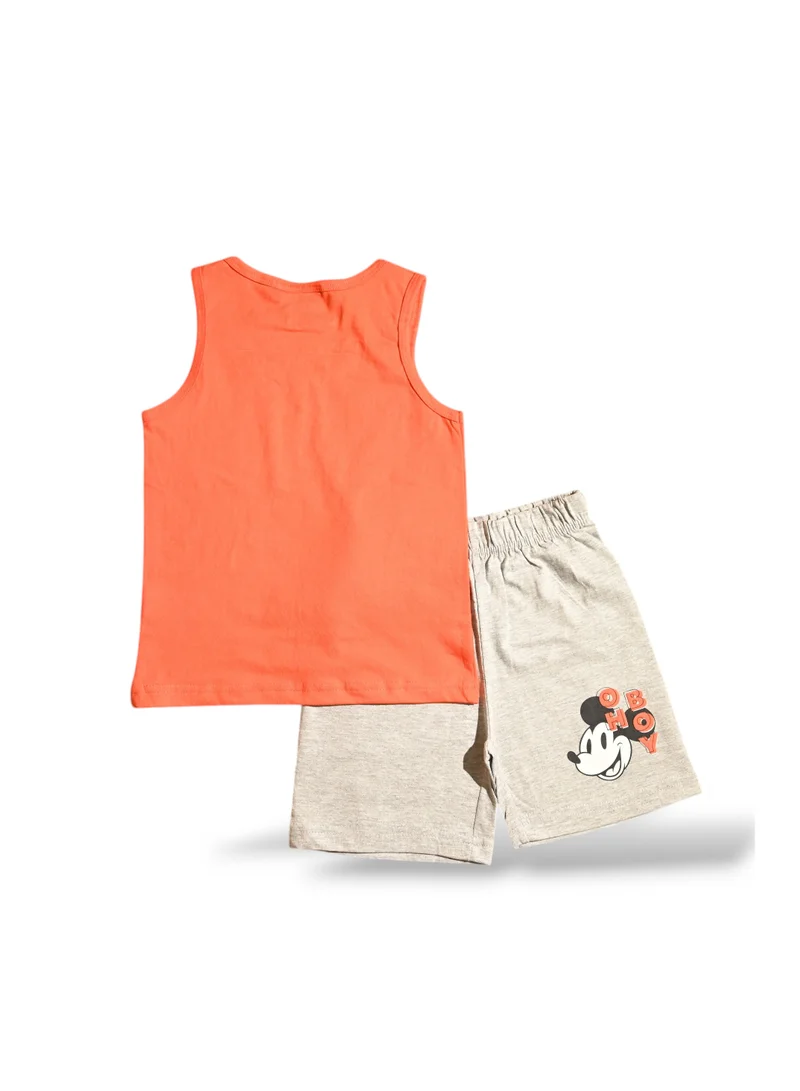 MICKEY MOUSE MICKEY MOUSE - ‬‪BOYS SLEEVELESS SHORT SET‬