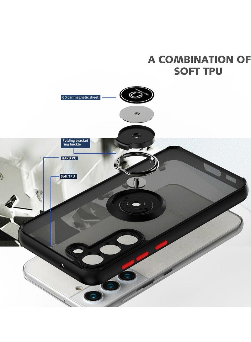 GULFLINK Back Cover Phone Protection Case for Samsung S23 Plus Black/red - Image 2