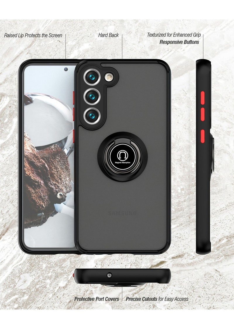 GULFLINK Back Cover Phone Protection Case for Samsung S23 Plus Black/red - Image 4