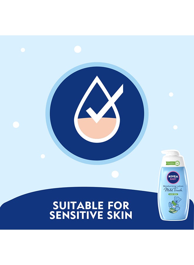 Nivea Baby Moisturizing Body Lotion With Almond Milk & Vitamins B5,C,E Hypoallergenic Formula 500ml Pack of 2 - Image 5