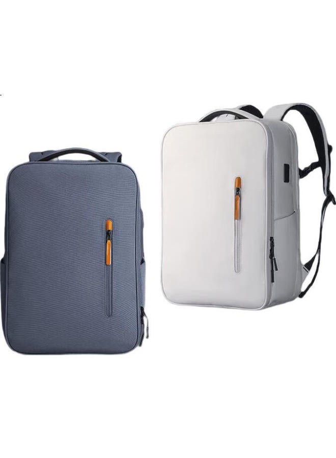 MARK RYDEN Marco Leiden Backpack, C Muter Simple Casual Outdoor Large Capacity 17.3-inch Laptop Bag, School Bag Mr9202 Ivory White - Image 3