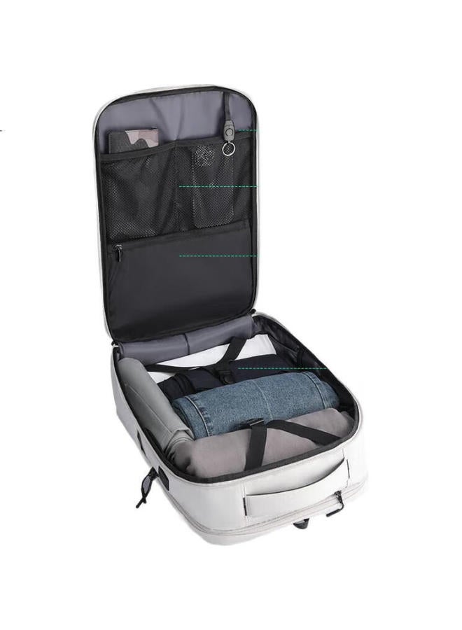 MARK RYDEN Marco Leiden Backpack, C Muter Simple Casual Outdoor Large Capacity 17.3-inch Laptop Bag, School Bag Mr9202 Ivory White - Image 1