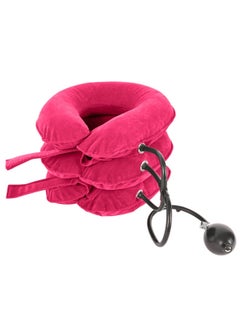 Generic Inflatable flocked neck brace corrector neck support protection home car neck protection  - Image 1