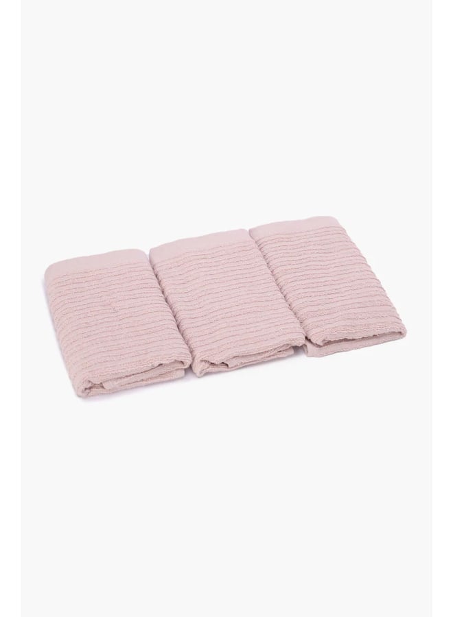 Carina Ribbed Towel Set - 3 Pcs - Image 1