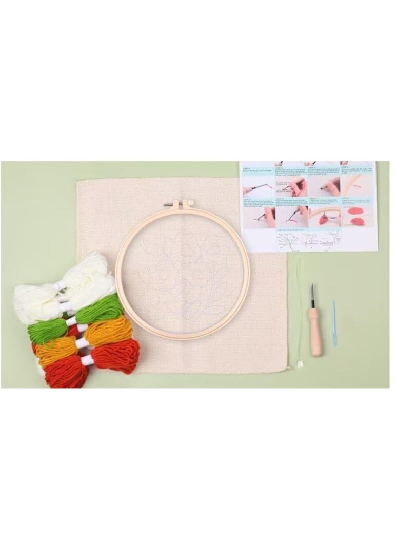 Punch Needle Kit Creative Cute DIY Embroidery Kit Carpet Crochet Kit for Beginners DIY Home Crafts (Shiba Inu) - Image 3