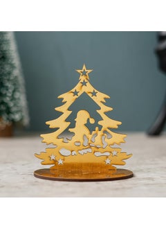 Webelkart Webelkart Premium Merry Christmas Tree Shape Tealight Candle Holder for Home and Dining Decor,Tree Statue Showpieces Merry Christmas Ornaments for Table Decor  - Image 4