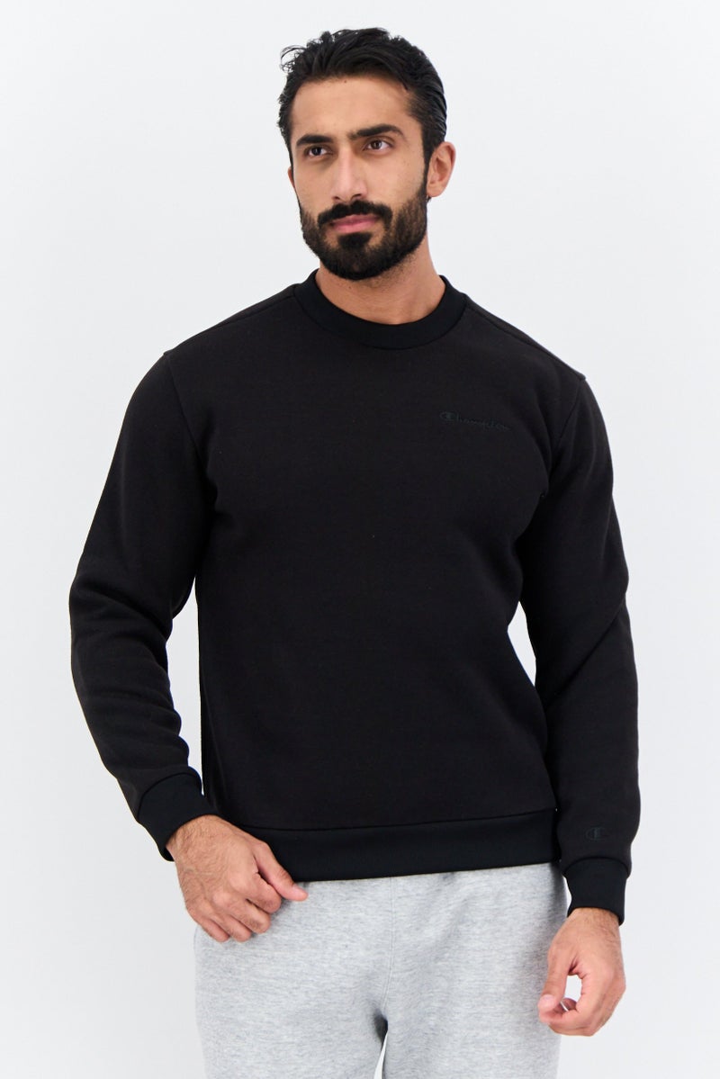 Champion Men Comfort Fit Outdoor Sweatshirts, Black  - Image 1