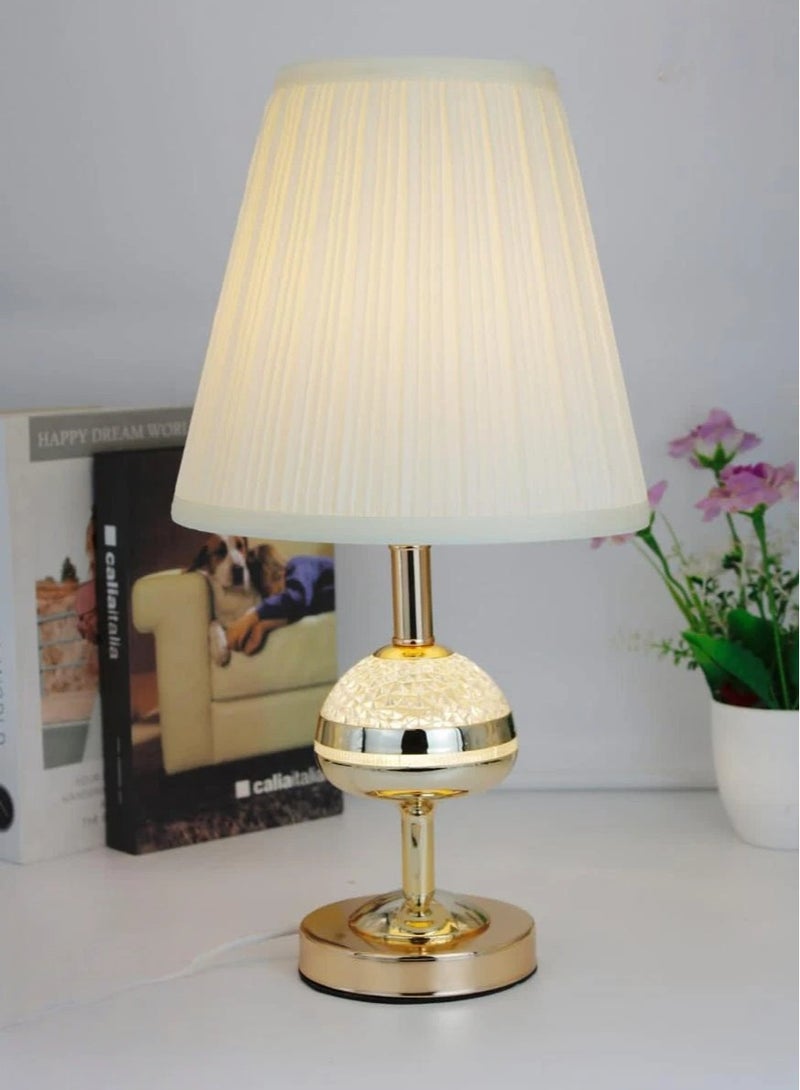 ICTC Table lamp gold color 45cm upper/lower lighting stainless steel with acrylic suitable for home or office