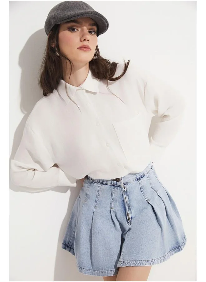 جون June Jean Skirt Blue