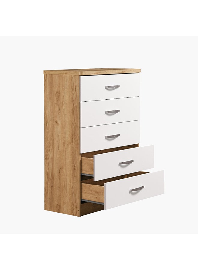 Home Box خزانة جونو ذات 5 أدراج 80 × 116.5 × 41 سم  - Image 2