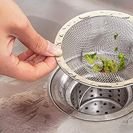 finality Stainless Steel Sink Strainer Kitchen Drain Basin Basket Filter Stopper Sink Strainer(11cm) - Image 2