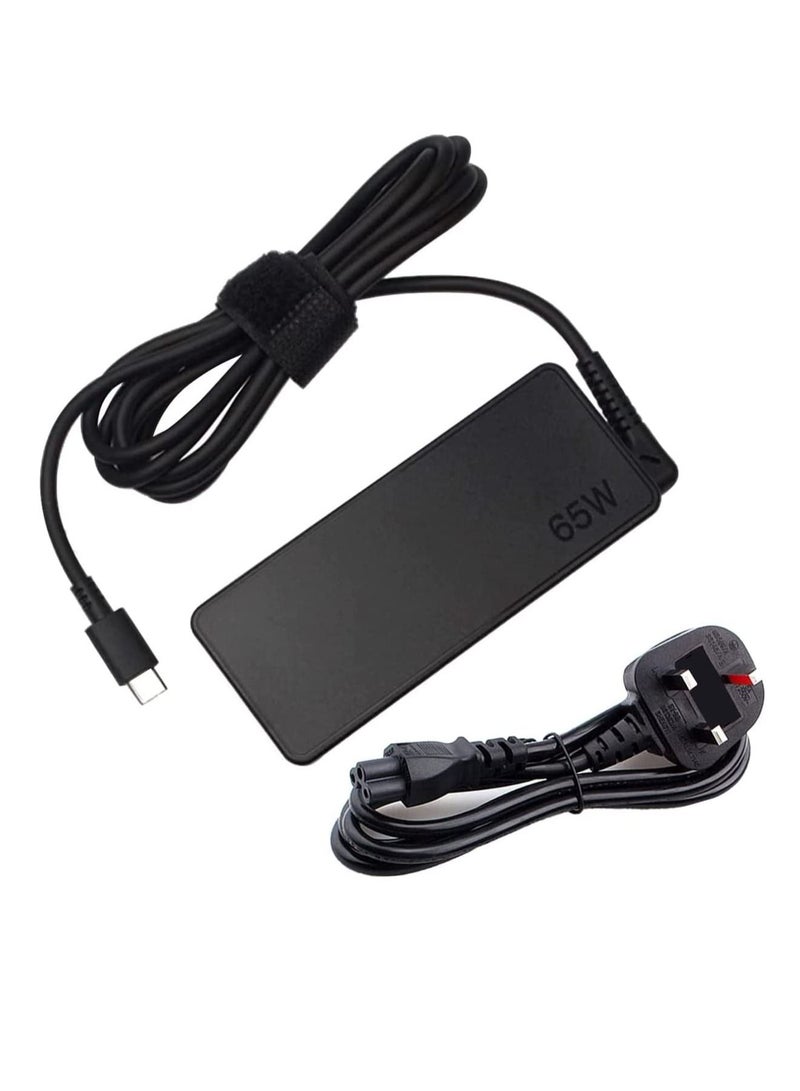 Generic 45W USB-C Type C Laptop Charger for Lenovo Chromebook Thinkpad Yoga HP Chromebook X360 Spectre X360 Dell Xps ASUS ZenBook Chromebook and More USB Type C Charging Notebook  - Image 4