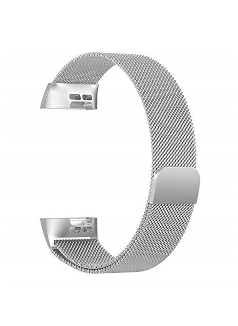 Generic - Stainless Steel Magnetic Milanese Loop Band Replacement Wristband Strap for Fitbit Charge 3 - Image 1