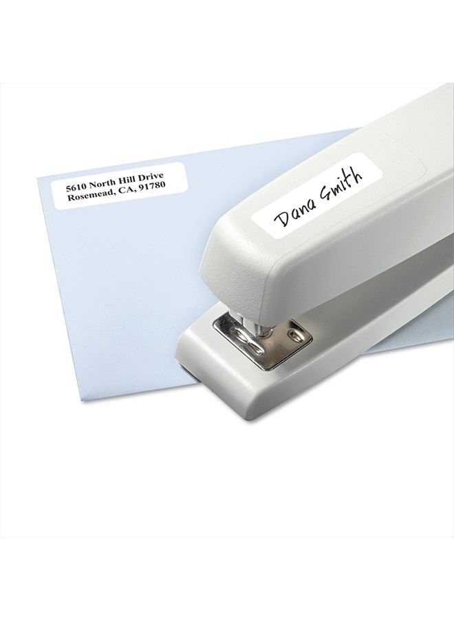 Avery Self-Adhesive Removable Labels, 0.5 x 1.75 Inches, White, 840 per Pack (05422) - Image 2