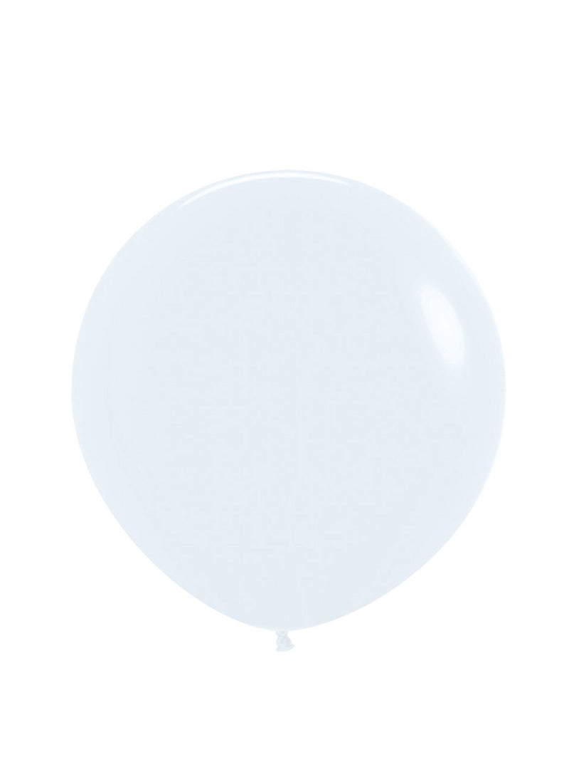 Sempertex Latex Balloons, White, 3 Pcs, 60cm (Pack of 3) - Image 1