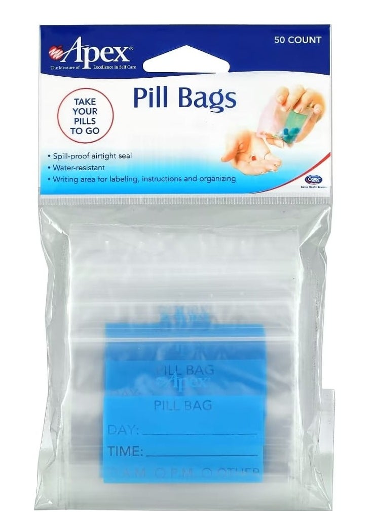 APEX Pill Bags 50 Count 