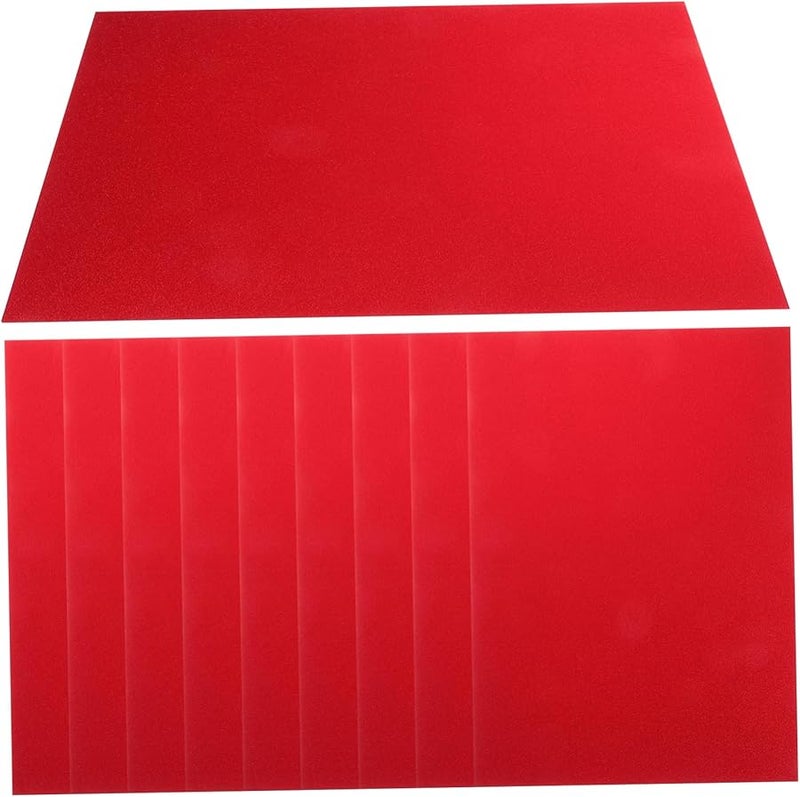 10 قطعة من ورق الحرف اللامع الورق المقوى المبهر لدعوات كشط الكتب الديكور DIY - Image 1