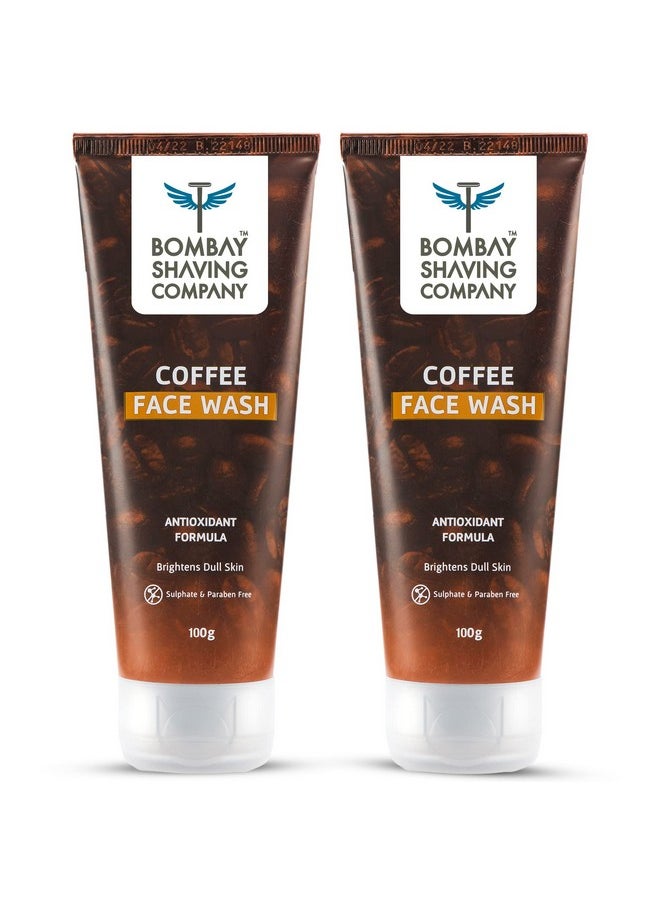 BOMBAY SHAVING COMPANY Coffee Face Wash For Men & Women (Pack Of 2) - Deep-Cleanses, De-Tans & Blackhead Removal | Made In India  - Image 1