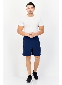 Adidas Men Sportswear Fit 7 Inseam Brand Logo Training Shorts, Navy Blue  - Image 3