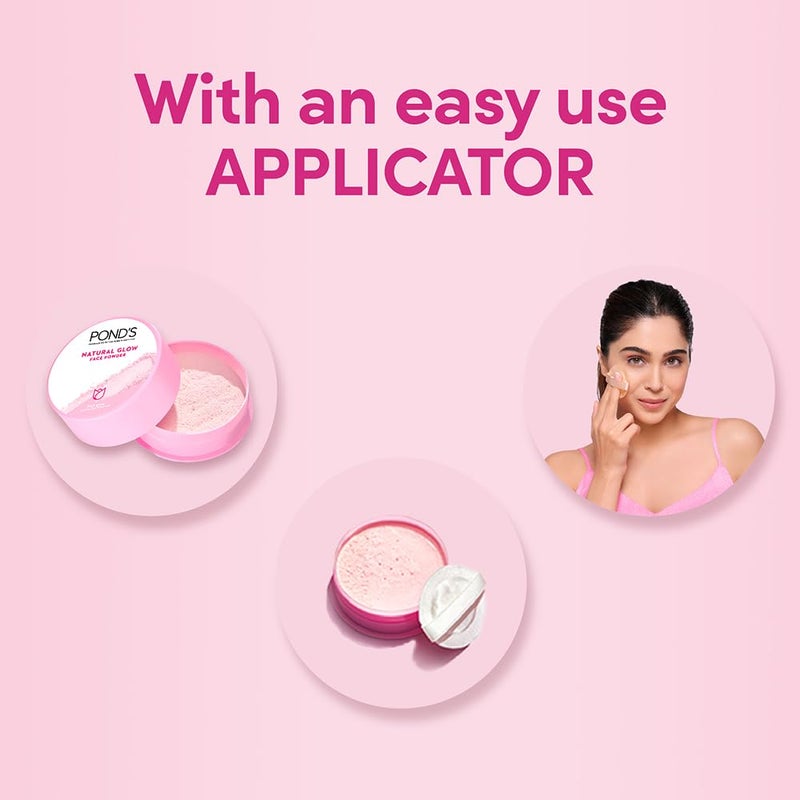 Pond's PONDs Natural Glow Face Matte Powder For Normal Skin Pink Glow 30G - Image 4