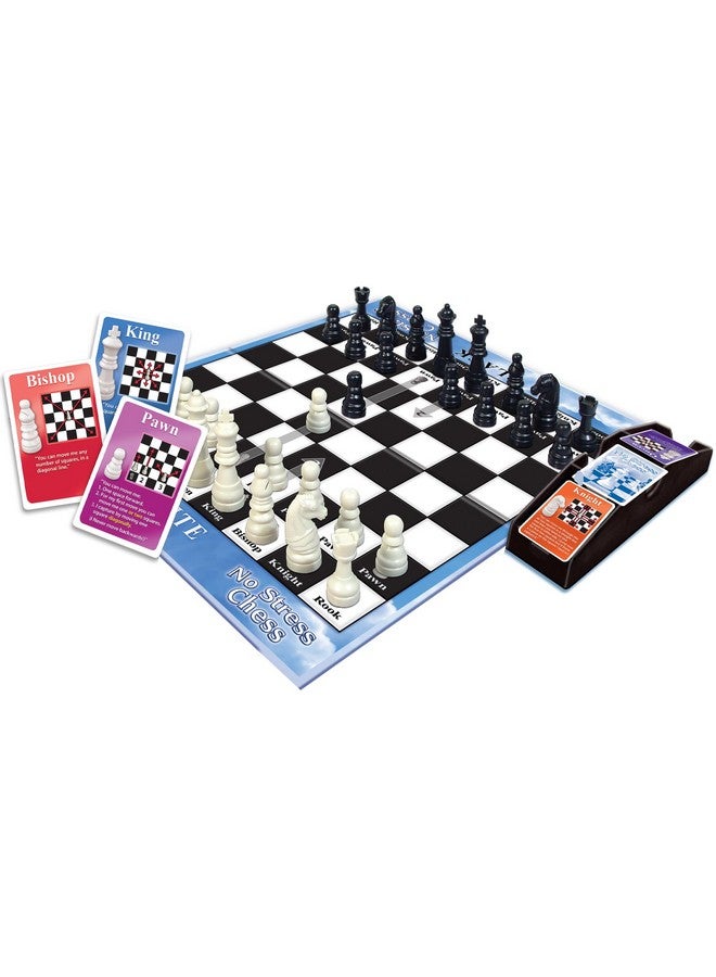 Winning Moves No Stress Chess by Winning Moves Games USA, Celebrating 20 Years as the Chess Teaching Game Using Innovative Action Cards, for 2 Players, Ages 7+ (1091) - Image 2
