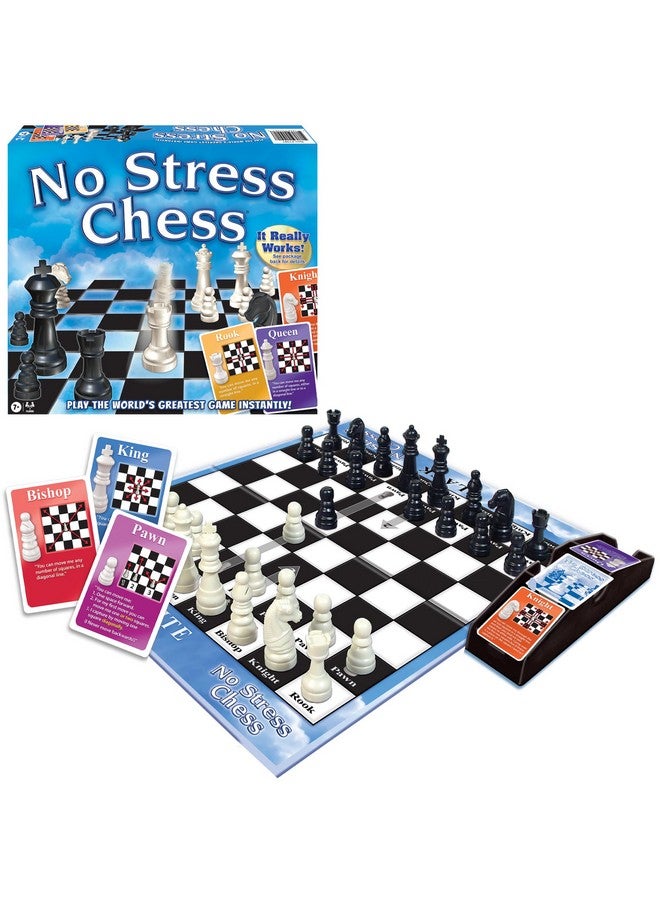 Winning Moves No Stress Chess by Winning Moves Games USA, Celebrating 20 Years as the Chess Teaching Game Using Innovative Action Cards, for 2 Players, Ages 7+ (1091) - Image 1