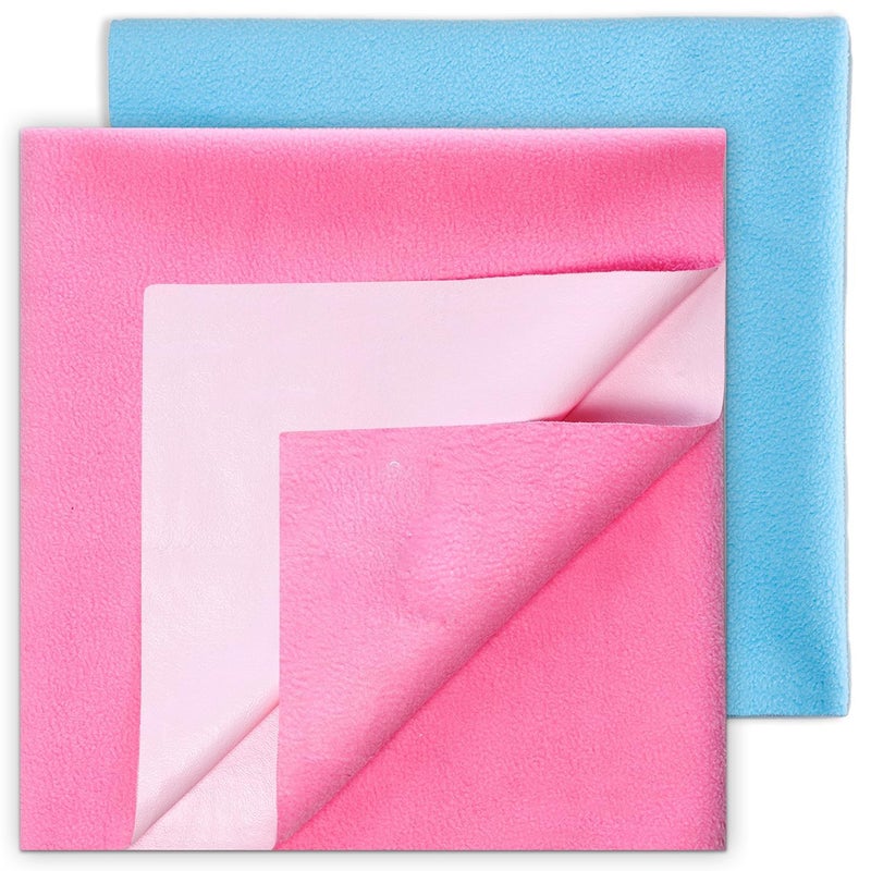 Ephemeral Baby Waterproof Baby Bed Protector Dry Sheets for New Born Babies Reusable Mats Cot Bassinet Gift Pack Random ColorSmall 70cm x 50cm  - Image 2