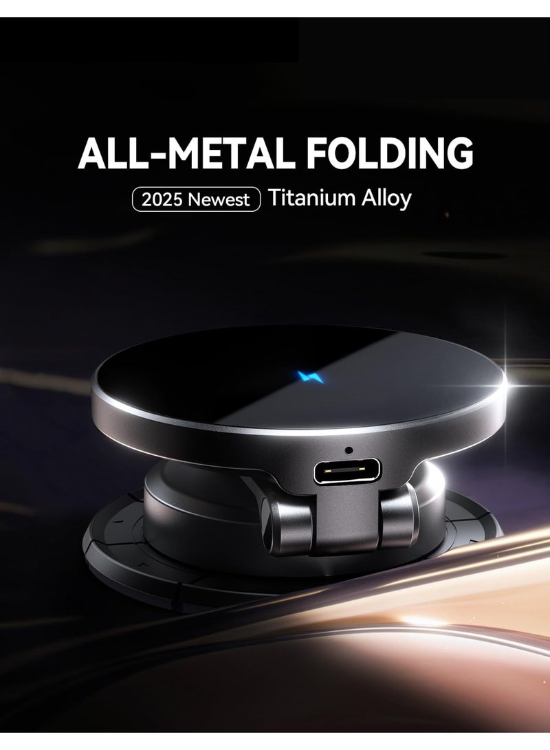 Car Phone Holder, Phone Holder, Car Ventilation Vent Shockproof Car Holder, Ultra Stable And Strong Magnetic Design Car Phone Holder Compatible With Iphone 16/15/14 Series, Samsung S24 S23, Xiaomi And Other Phones, Black - Image 2