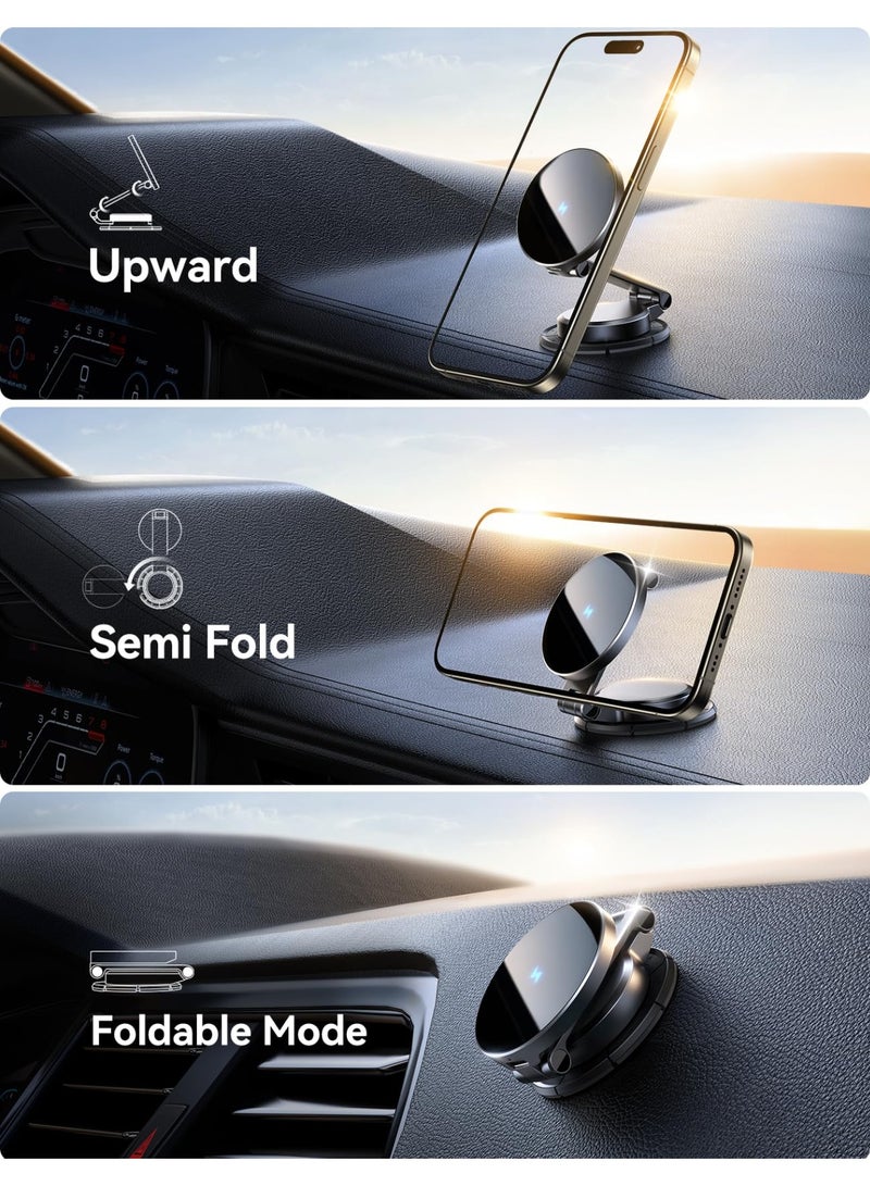 Car Phone Holder, Phone Holder, Car Ventilation Vent Shockproof Car Holder, Ultra Stable And Strong Magnetic Design Car Phone Holder Compatible With Iphone 16/15/14 Series, Samsung S24 S23, Xiaomi And Other Phones, Black - Image 4