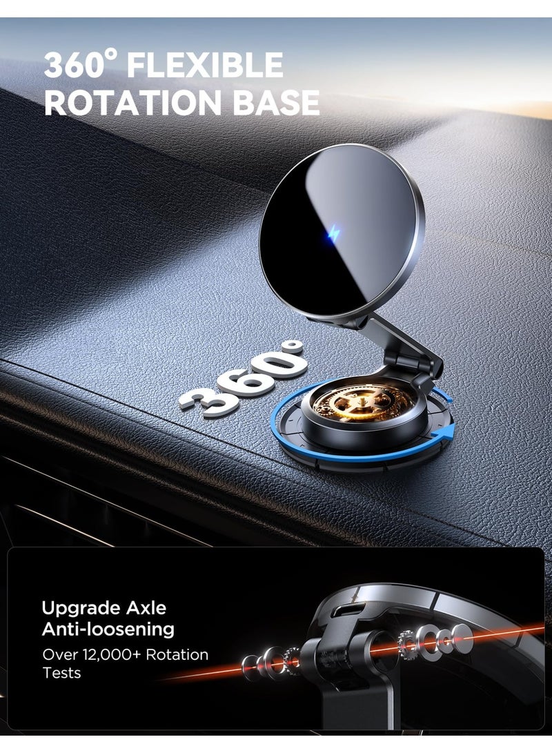 Car Phone Holder, Phone Holder, Car Ventilation Vent Shockproof Car Holder, Ultra Stable And Strong Magnetic Design Car Phone Holder Compatible With Iphone 16/15/14 Series, Samsung S24 S23, Xiaomi And Other Phones, Black - Image 5