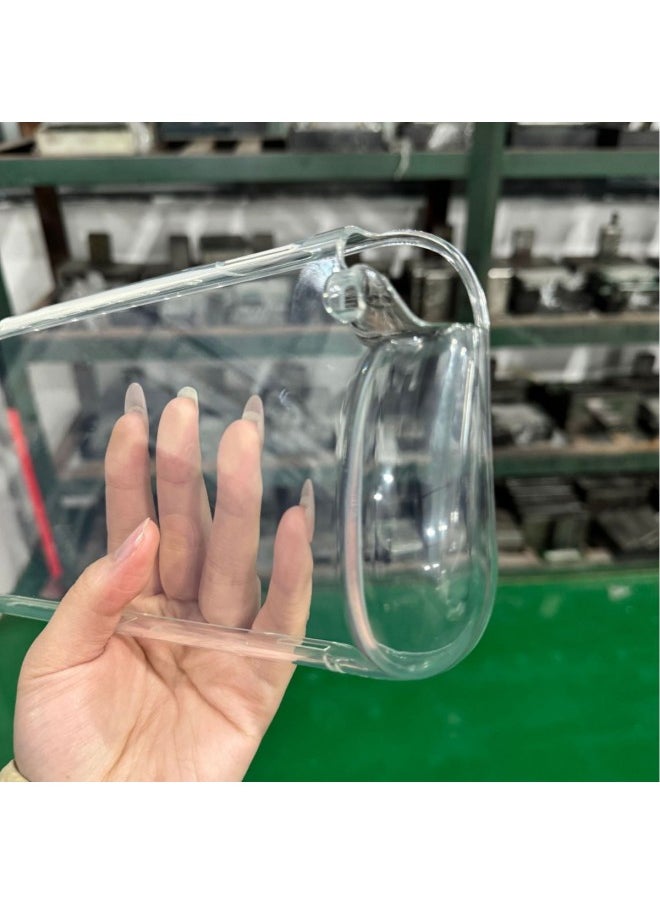 Generic Suitable For Nintendo Switch2 Protective Cover Transparent TPU One-piece Game Machine Shell Drop-resistant Wear-resistant High Permeability-Product Color:Transparent-Model:Switch OLED  - Image 2