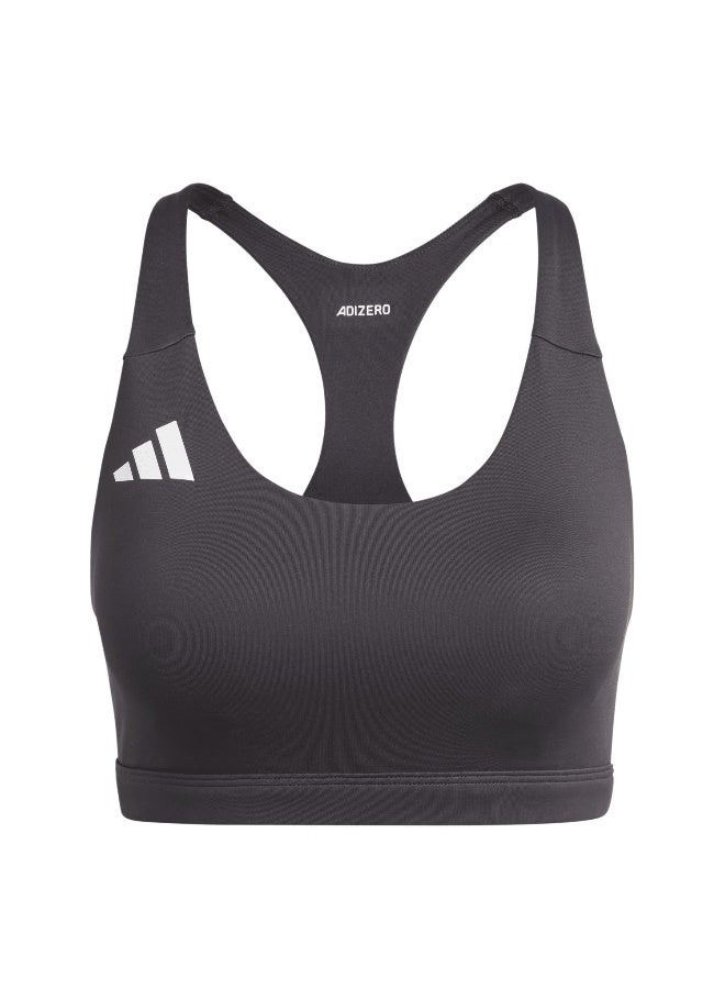 Adidas Adizero E Ms Black Training Bra For Women XS A-B - Image 1
