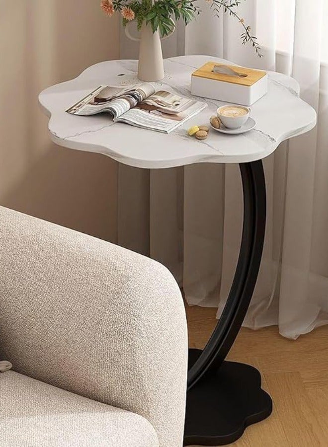 C&C Home Modern Sofa Side Table Space-Saving End Table Nightstand for Small Spaces 40*40*62cm - Image 2
