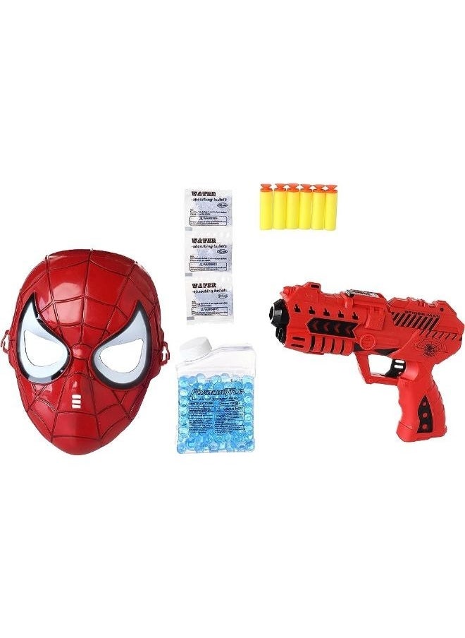 EasyLife - Spider-Man Soft and Water Bullet Gun with Mask - Image 1