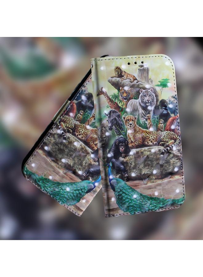 اس-توب جراب هاتف Realme C67 4G Global ثلاثي الأبعاد ملون أفقيًا من الجلد - Image 2