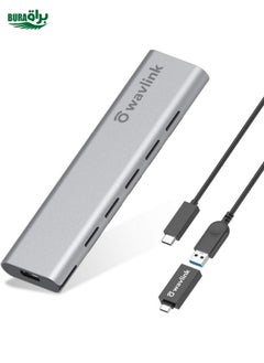 BURAQ محول قرص صلب Wavlink ST338C M.2 NVMe SSD PCIE UASP M Key NGFF SATA USB-C  - Image 1