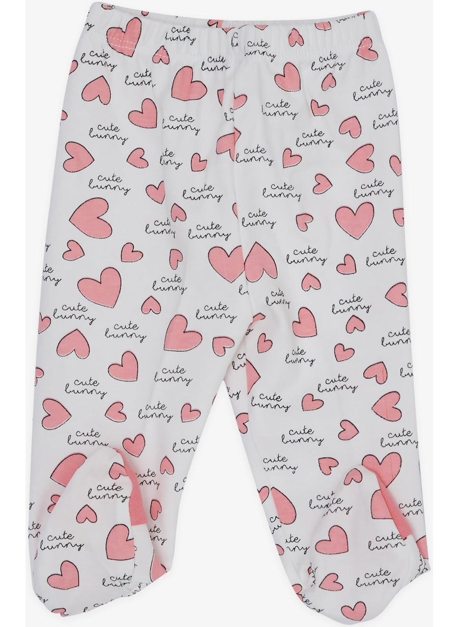 Breeze Baby Girl Hospital Release Pack of 10 Heart Embroidered 0-, Ecru  - Image 2