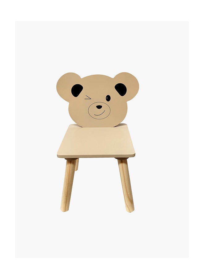 Home Box Vanilla Bear Kids Armless Chair 33.5 x 48 x 32.5 cm  - Image 1