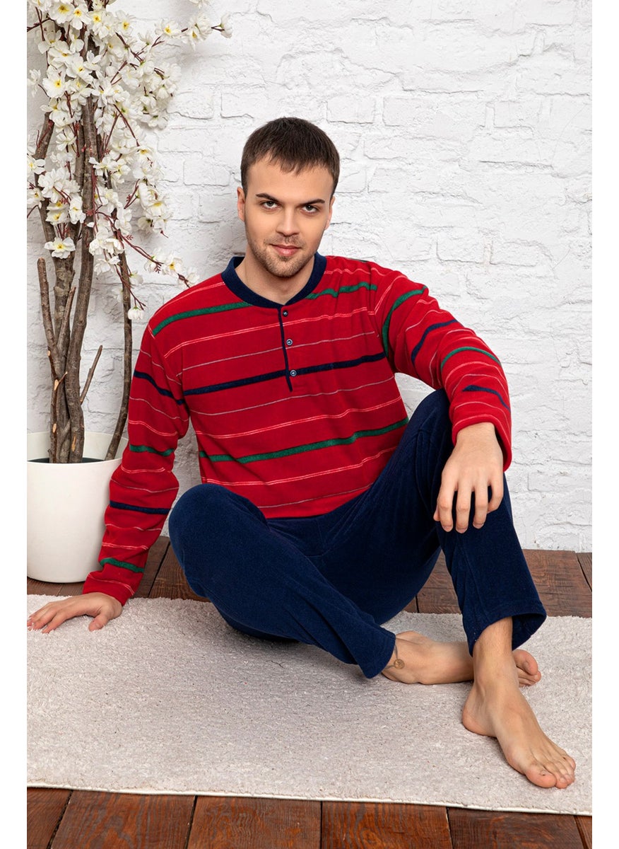 Winter Men's Fleece Pajamas Set - pzsku/Z457D0DE984053B3654A3Z/45/_/1730383753/6c4cb751-9020-4047-8f64-49b87bb9e3e9