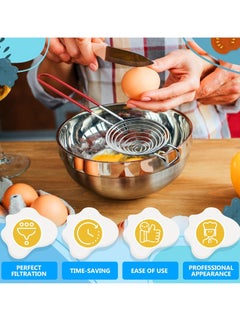 Oasisgalore Egg Separator for Raw Eggs Separators for Yolk - Egg Separator For Raw Egg Yoke Separator for Cake Baking  - Image 4